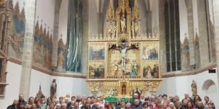 Fotografia: Členovia Ružencového bratstva putovali do Baziliky sv. Kríža v Kežmarku 07.10.2025
