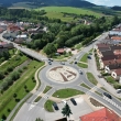 Úprava verejného priestranstva - výsadba kvetov - kruhová križovatka a okolie