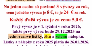 Zber odpadov v roku 2026 – fotografia 3