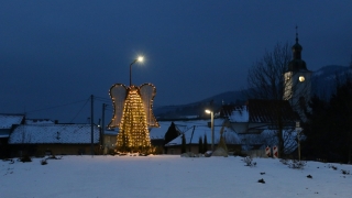 Fotografia: Vianočná výzdoba 2025 - kruhová križovatka - Betlehem