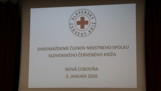 Fotografia: Zhromaždenie členov MS SČK a Slávnostný večer pre darcov krvi a členov spolku 3.1.2026