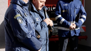 Fotografia: SLÁVNOSTNÉ ODOVZDANIE NOVÉHO ZÁSAHOVÉHO VOZIDLA – IVECO DAILY 12.02.2026