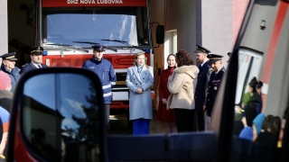 Fotografia: SLÁVNOSTNÉ ODOVZDANIE NOVÉHO ZÁSAHOVÉHO VOZIDLA – IVECO DAILY 12.02.2026