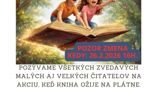 POZOR ZMENA - Keď kniha ožije na plátne - 26.02.2026