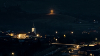 Osvetlenie kríža na Hombarku - Veľkonočné sviatky 2026