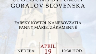 Spoločná sv. omša Goralov Slovenska - 19.4.2026 - Zákamenné