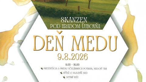 Deň medu - 09.08.2026 - Skanzen pod hradom Ľubovňa