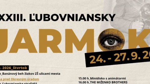 XXXIII. Ľubovniansky jarmok 24. - 27.09.2026