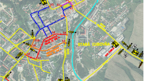 uzávierka ciest Stará Ľubovňa - jarmok