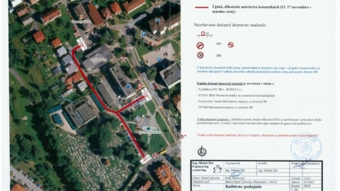 uzávierka ciest Stará Ľubovňa - jarmok