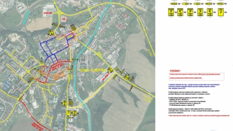 uzávierka ciest Stará Ľubovňa - jarmok