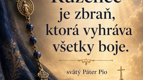 Dnes začína mesiac október - mesiac ruženca. Spoločná modlitba posvätného ruženca bude pol hodiny pred večernými svätými omšami (bude ju viesť kňaz) a v soboty pred rannou svätou omšou. V nedele bude 