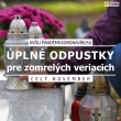 Úplné odpustky pre zomrelých - celý november