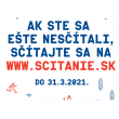 Termín elektronického sčítania sa blíži, splňte si svoju povinnosť a vyhnite sa pokute. Nezabudnite, že každá osoba sa sčítava samostatne, aj maloleté deti!