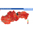 Situácia sa mierne zlepšuje, od 12.apríla budú dva čierne okresy