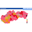 Od 24.05. bude 17 oranžových okresov a dva žlté, okres Stará Ľubovňa bude v I. stupni varovania