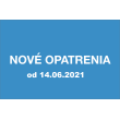 Nové opatrenia od 14.06.2021