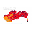 Od pondelka 11.10.2021 ostáva okres Stará Ľubovňa v bordovej farbe