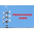 Skúška sirén - 09.12.2022 o 12.00 hod.