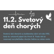 11. február - Svetový deň chorých