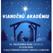 Pozvanie na VIANOČNÚ AKADÉMIU - 15.12.2024